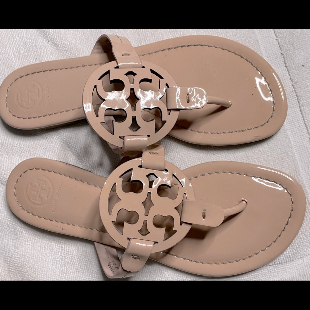 Tory Burch Miller Sandals- Size 6 - light Pink